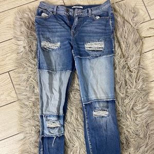 SneakPeek Vintage Distressed Mom Jeans Small